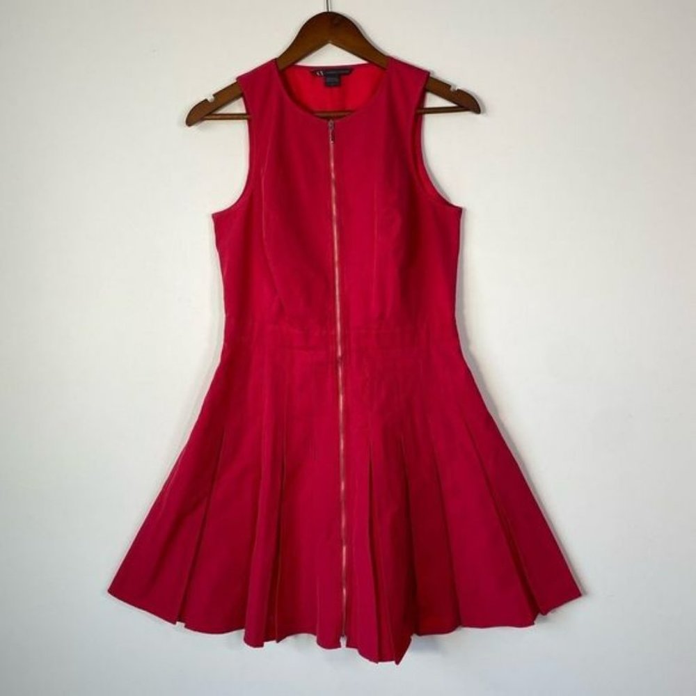 Armani Exchange?Pink Zipper?Dress Sz 8